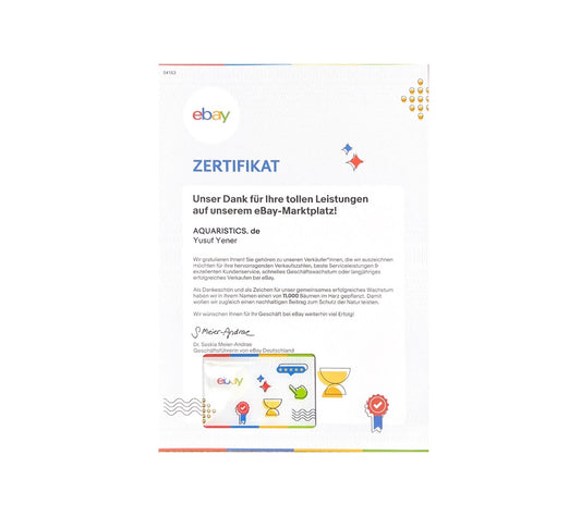 AQUA RUHR (ehemals AQUARISTICS.de): Auszeichnung von eBay und 11.000 Bäume für den Harz🌱🌟