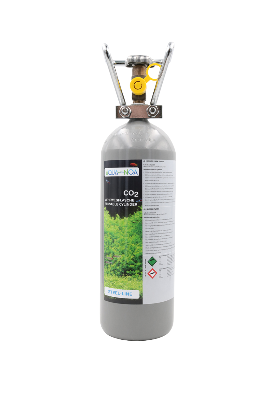 AQUA-NOA CO2 Mehrweg- Flasche 2kg mit Cage (1002)