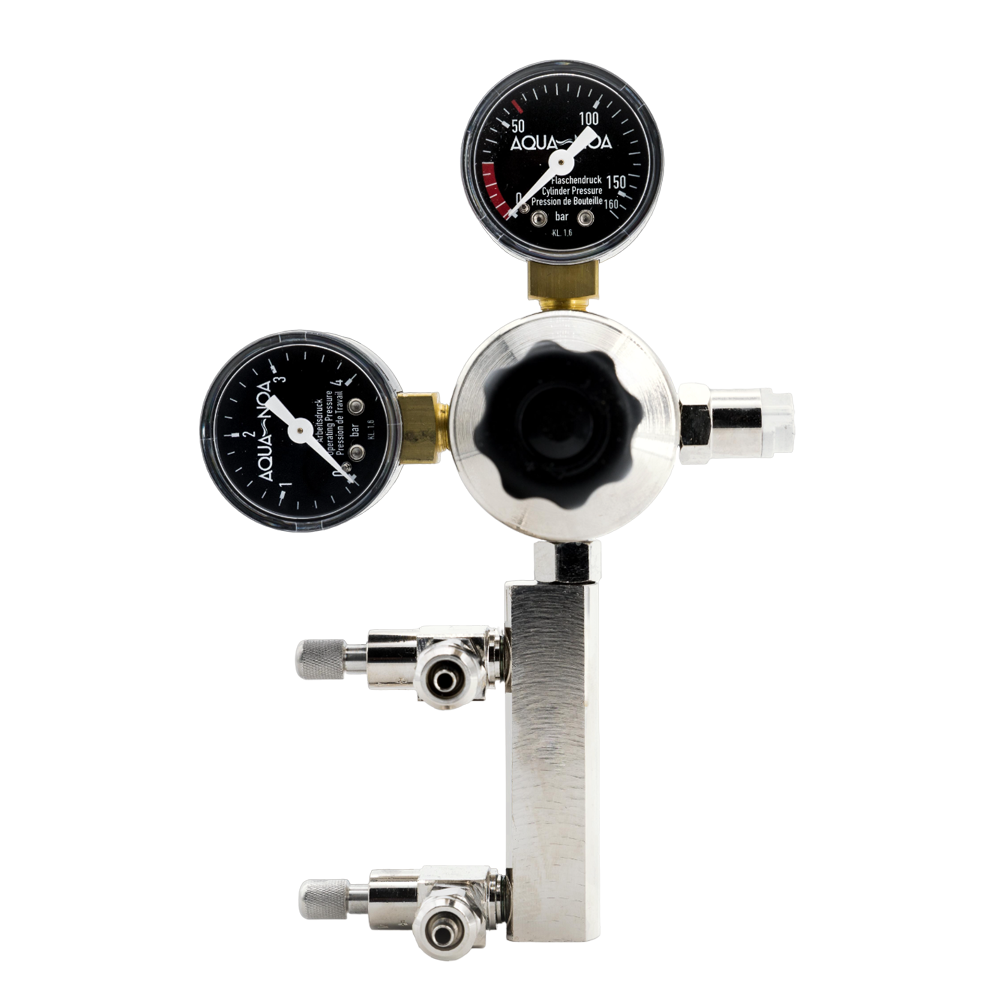 CO2 Druckminderer Profi M2 Mehrweg für 2 Aquarien (1013)