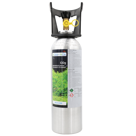 AQUA-NOA CO2 Mehrweg-Flasche Aluminium 2kg mit Cage (1196)