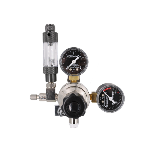 AQUA-NOA CO2 Druckminderer Profi M1-BZ inklusiv Blasenzähler, Rückschlagventil Mehrweg (1601)