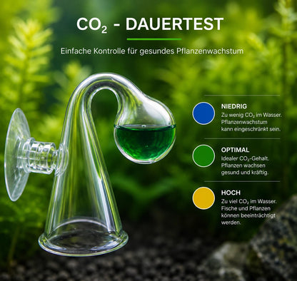 CO₂ Checklösung Set (20mg/l) | Langzeittest mit Dropchecker | Aquascaping