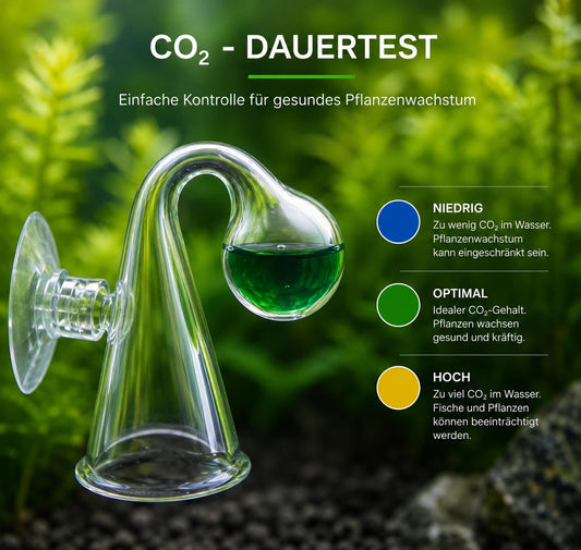 CO₂ Checklösung Set (20mg/l) | Langzeittest mit Dropchecker | Aquascaping