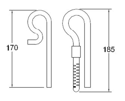 Chihiros Metall Ein- und Ausströmerrohr S (Jet Pipe Set) | 9/12 mm