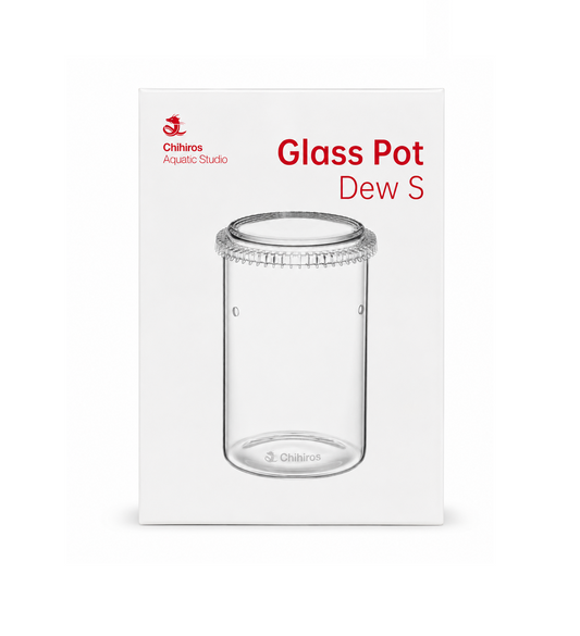Chihiros Glass Pot Dew S | 930ml | Glasbehälter für Pflanzen