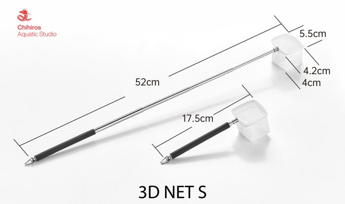 Chihiros Teleskopnetz 3D NET - Garnelen und Nanofische fangen