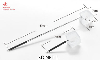 Chihiros Teleskopnetz 3D NET - Garnelen und Nanofische fangen