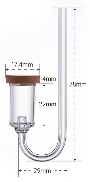 Chihiros Nano CO₂ Diffusor M - 100 bis 200 Liter