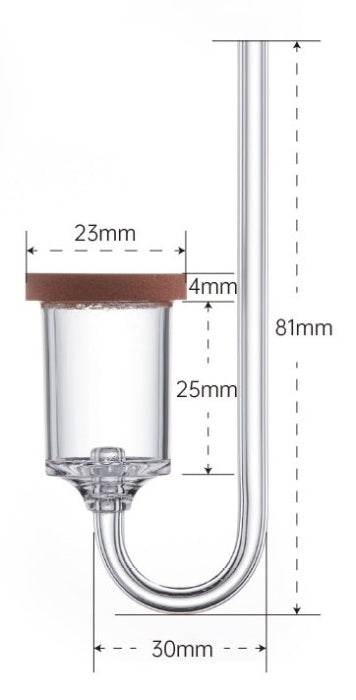 Chihiros Nano CO₂ Diffusor L ab 200 Liter