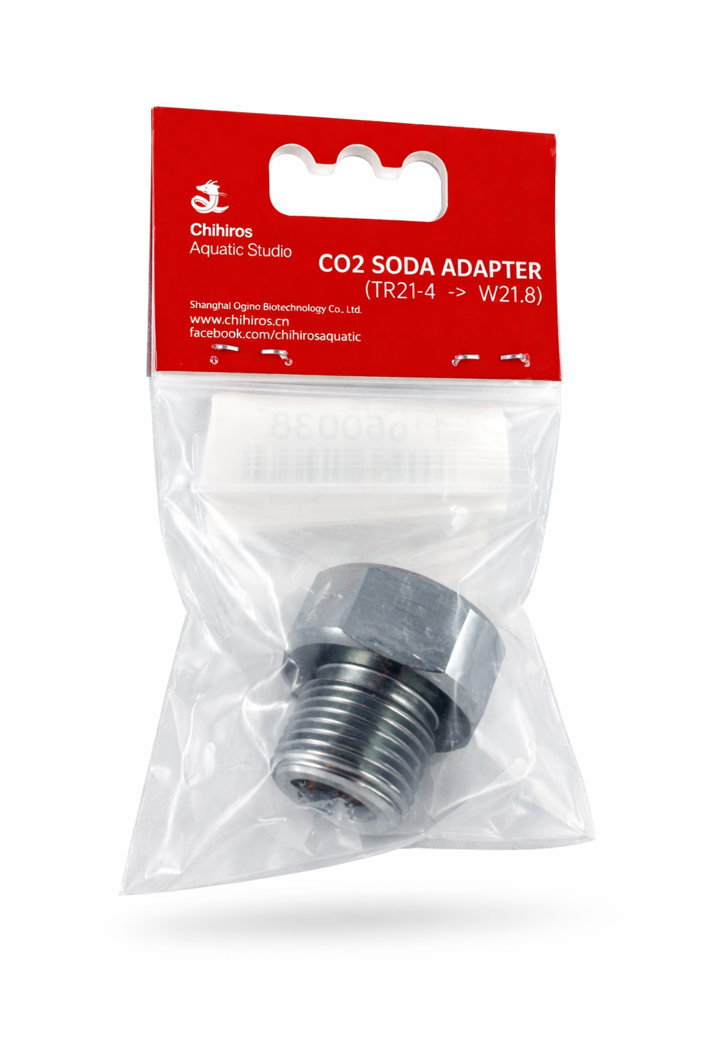 Chihiros CO₂-Soda Adapter - Mehrweg Druckminderer auf Soda Zylinder