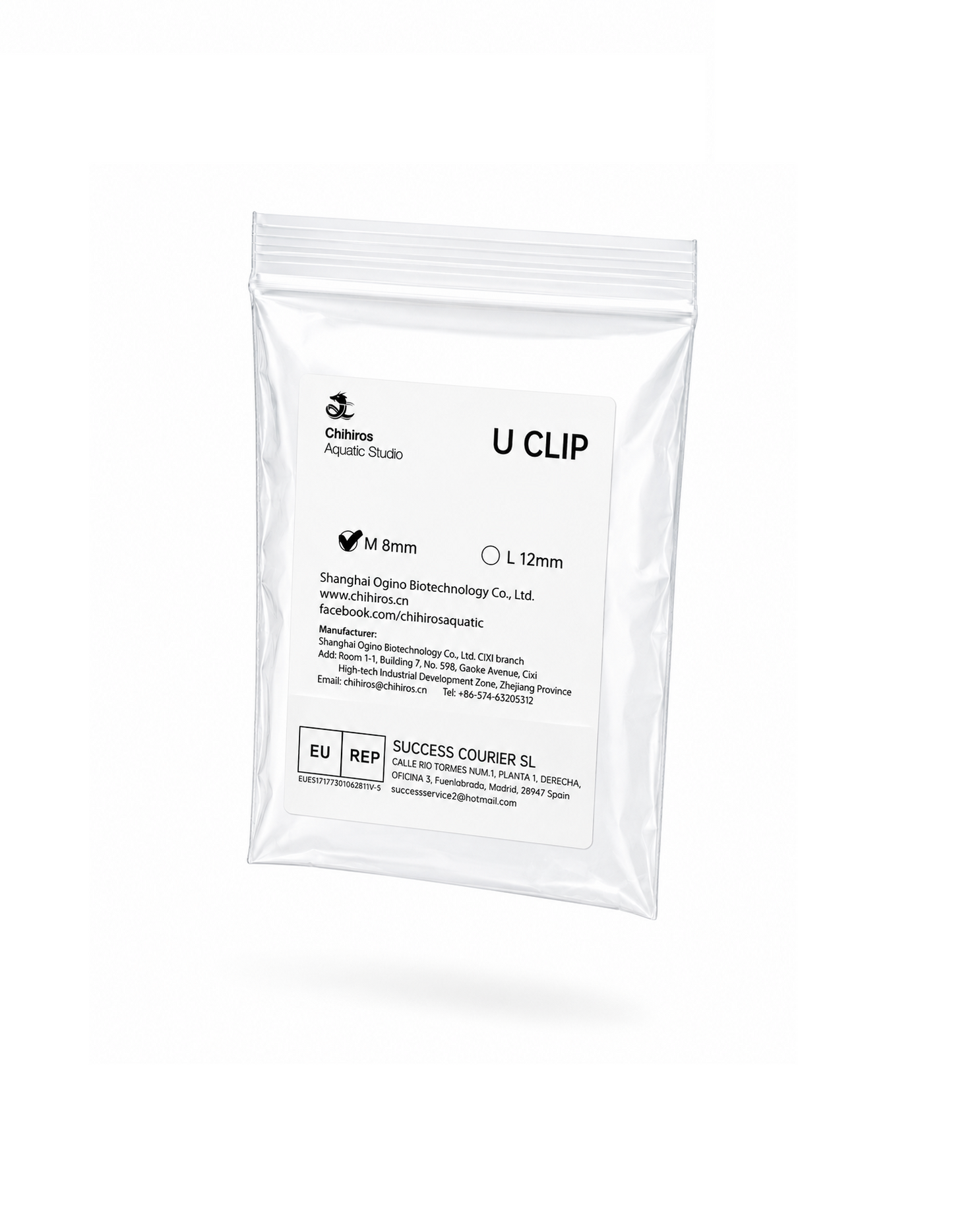 Chihiros U-Clip 4-teilig – Saubere Schlauchführung für 4/6 mm CO₂-Schläuche im Aquarium