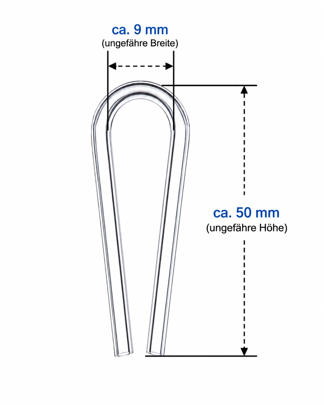 Chihiros U-Clip 4-teilig – Saubere Schlauchführung für 4/6 mm CO₂-Schläuche im Aquarium