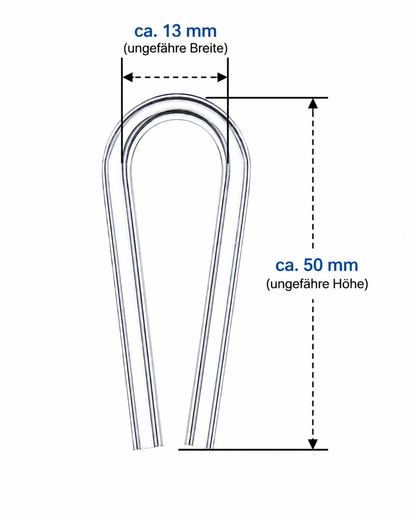 Chihiros U-Clip 4-teilig – Saubere Schlauchführung für 4/6 mm CO₂-Schläuche im Aquarium