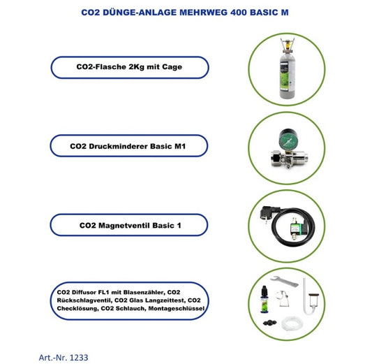 CO2 Dünge Anlage Mehrweg 400 Basic M (1233)