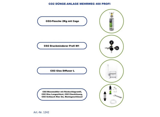 CO2 Dünge Anlage Mehrweg 400 Profi M (1242)