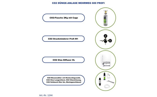 CO2 Dünge Anlage Mehrweg 600 Profi (1244)