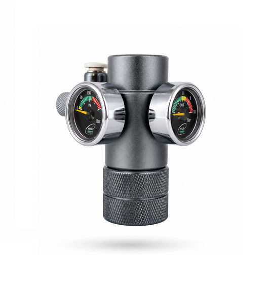 Me Aquaristic CO₂ Basic Druckminderer für Mehrweg CO₂ Flaschen