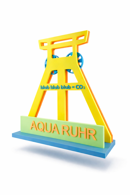 AQUA RUHR Förderturm GLOW