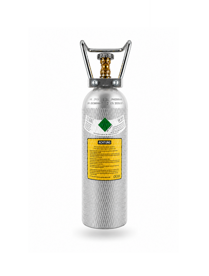 CO₂ Alu Mehrwegflasche 2 kg fürs Aquarium