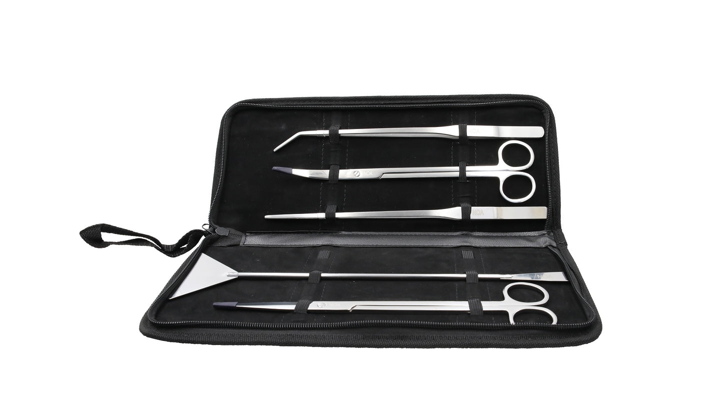 NOA-SCAPE Aquascaping Tools Set Edelstahl | Blackline (3210/3219)