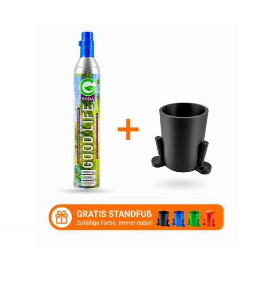 Soda CO₂-Flasche 450g für Aquarium Düngeanlagen