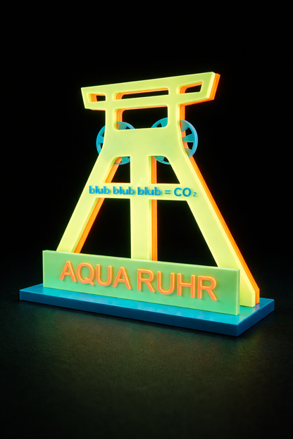 AQUA RUHR Förderturm GLOW