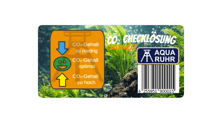 AQUA RUHR CO₂ Checklösung Set (20mg/l)