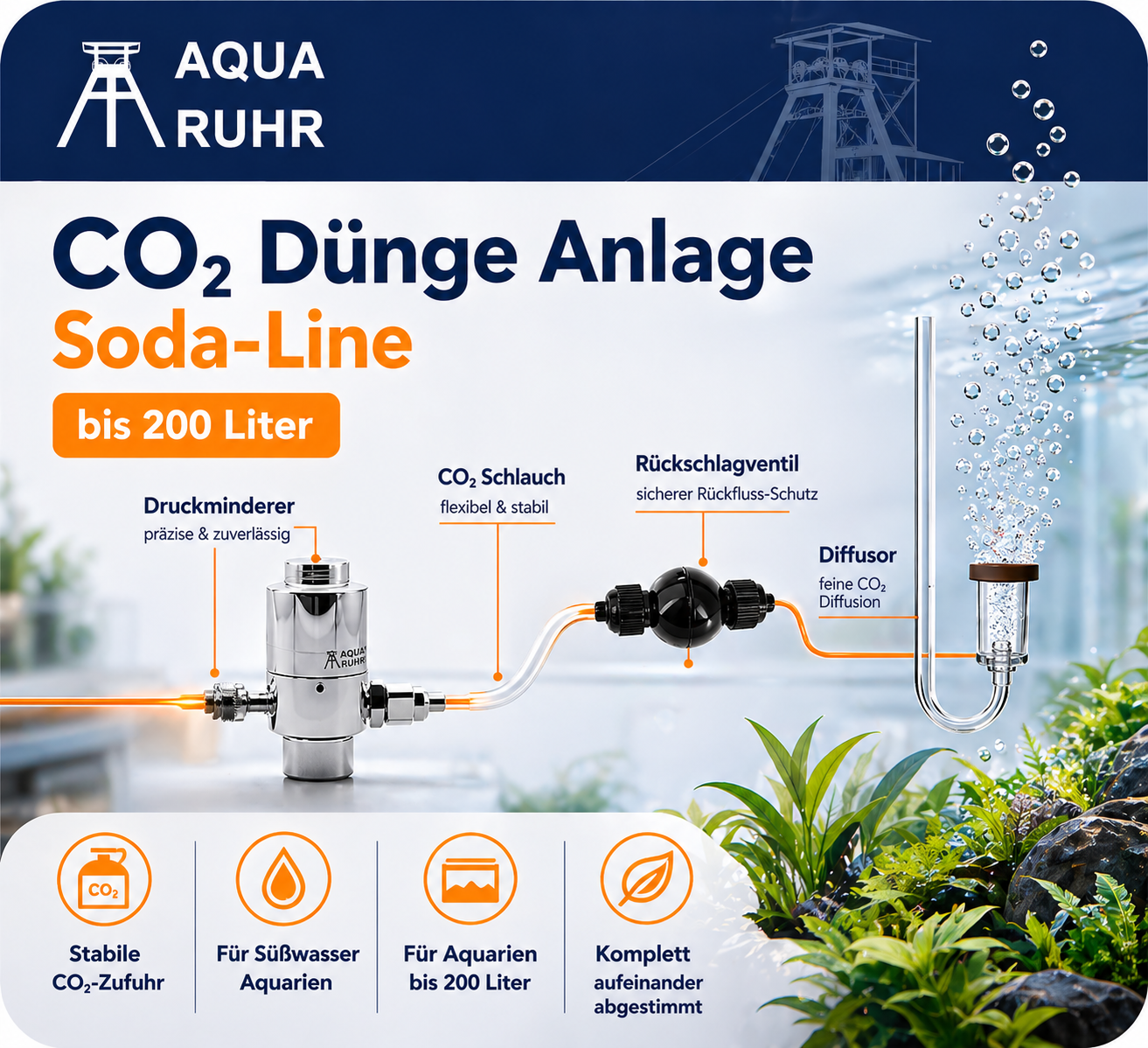 CO2 Dünge Anlage Soda-Line 200 ECO