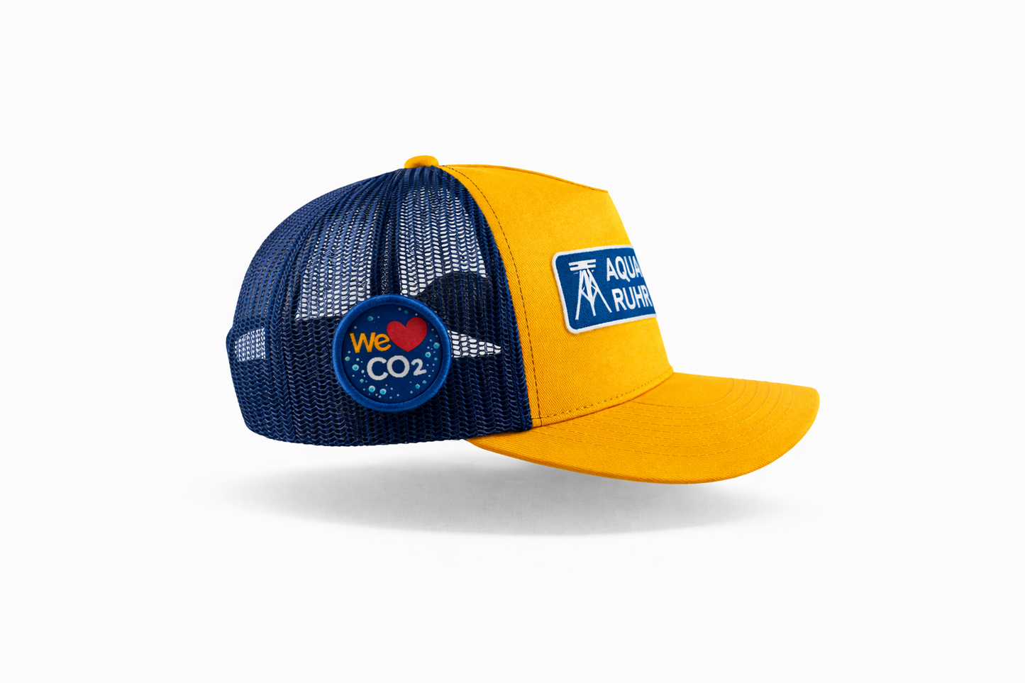AQUA RUHR Trucker Cap im Snapback-Style "We Love CO2"| Ruhrpott | Förderturm