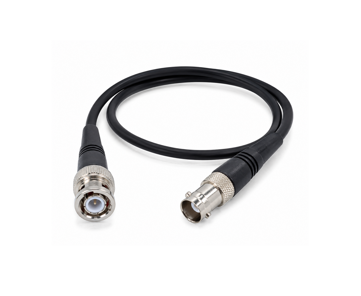 BNC Verlängerungskabel Made in Germany | RG58U | BNC Stecker auf BNC Kupplung | 50 Ω | 2 m, 5 m oder 10 m