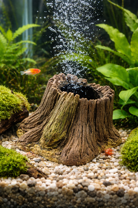 Aquarium Baumstamm klein – Naturgetreue Deko mit Höhlenfunktion