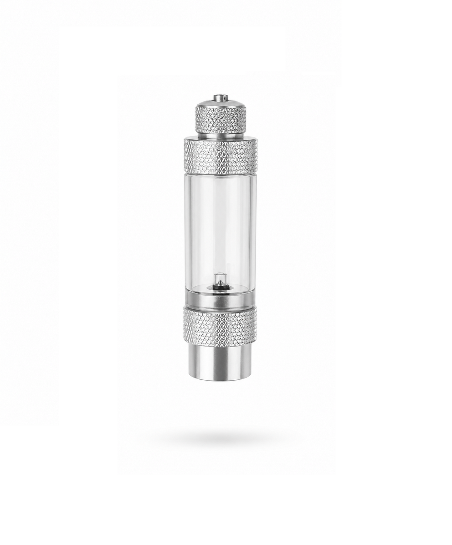 CO₂-Blasenzähler silber 2in1 - Eingang 1/8" Innengewinde