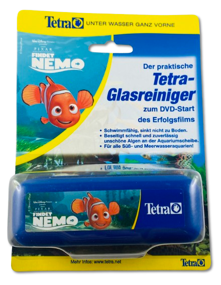 Tetra-Glasreiniger Magnet Algenreiniger Aquarium Scheibenreiniger Nemo