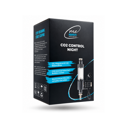 Me CO₂ Control Night – Magnetventil mit Blasenzähler & Nachtabschaltung