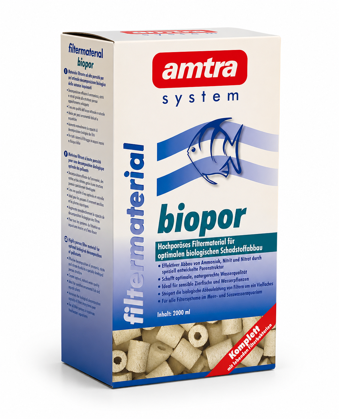 Amtra Keramik Filterkörper 2000ml Filtermaterial Süß- und Meerwasser Aquarium (Kopie)