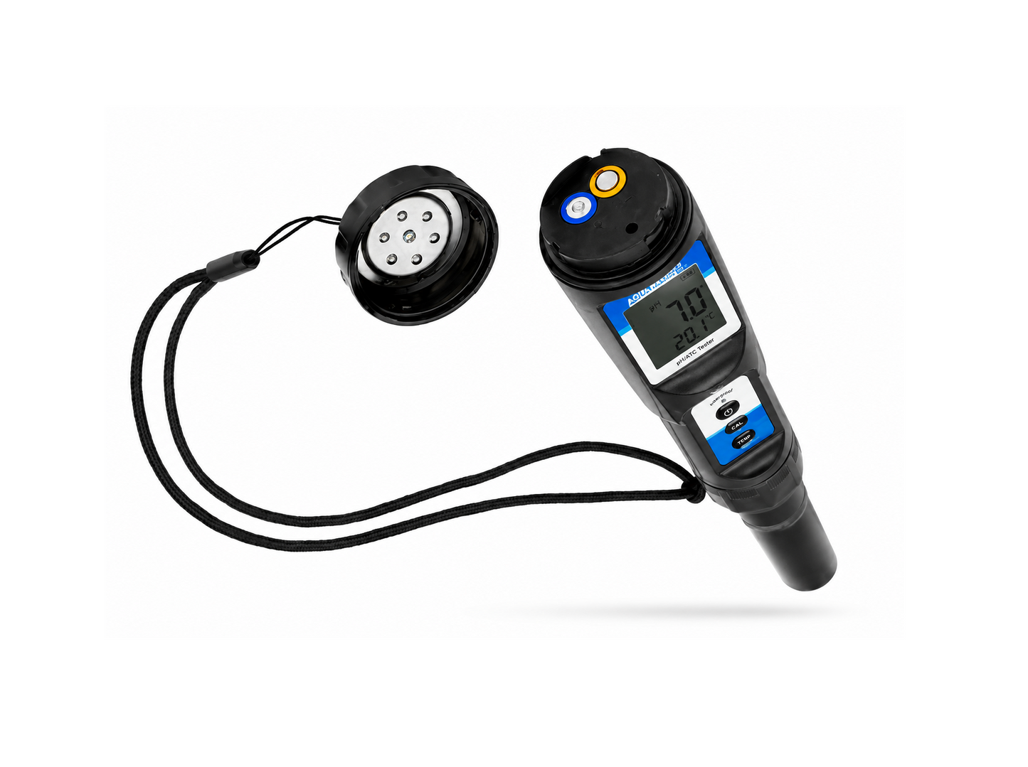 Aqua Master P110 Pro2 pH-, EC- & Temperaturmessgerät | Digitales Wasseranalysegerät für Aquarium, Hydroponik, Pool & Whirlpool