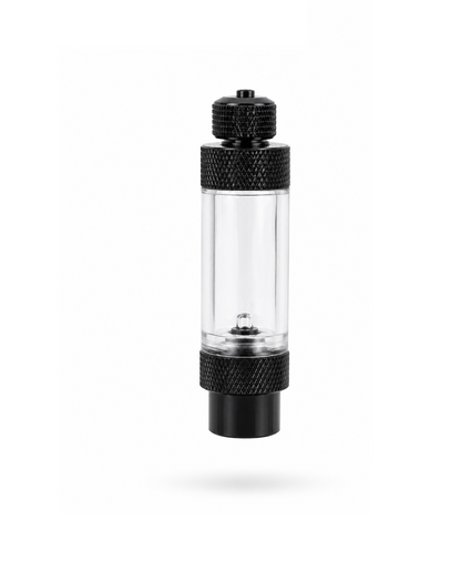 CO₂-Blasenzähler schwarz 2in1 - Eingang 1/8" Innengewinde