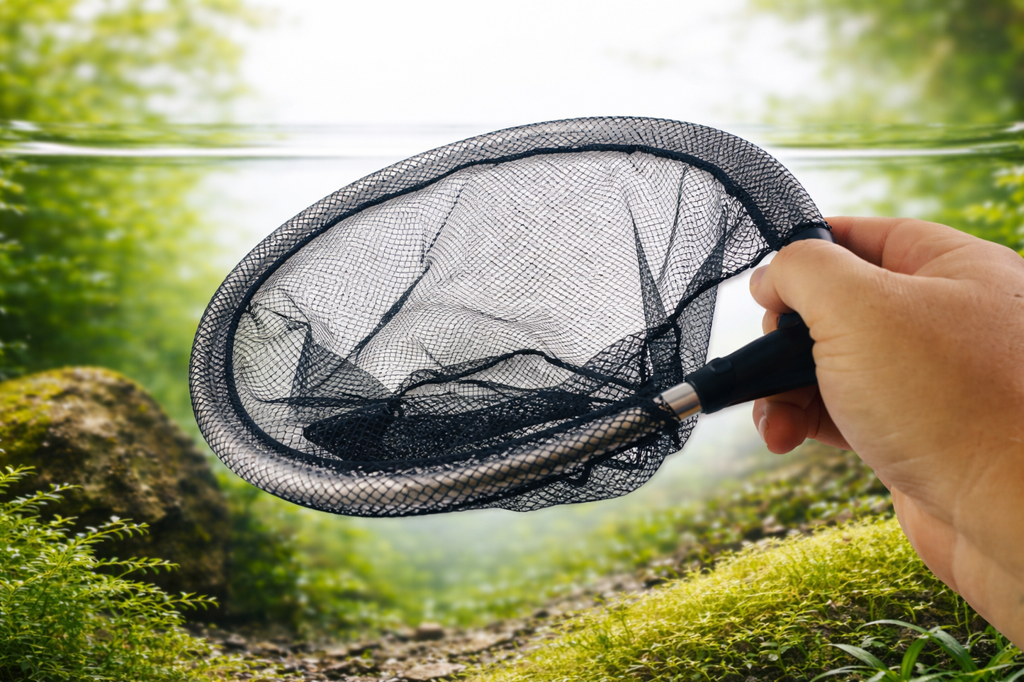 XXL Aquarien-Kescher – feinmaschig & besonders geräumig