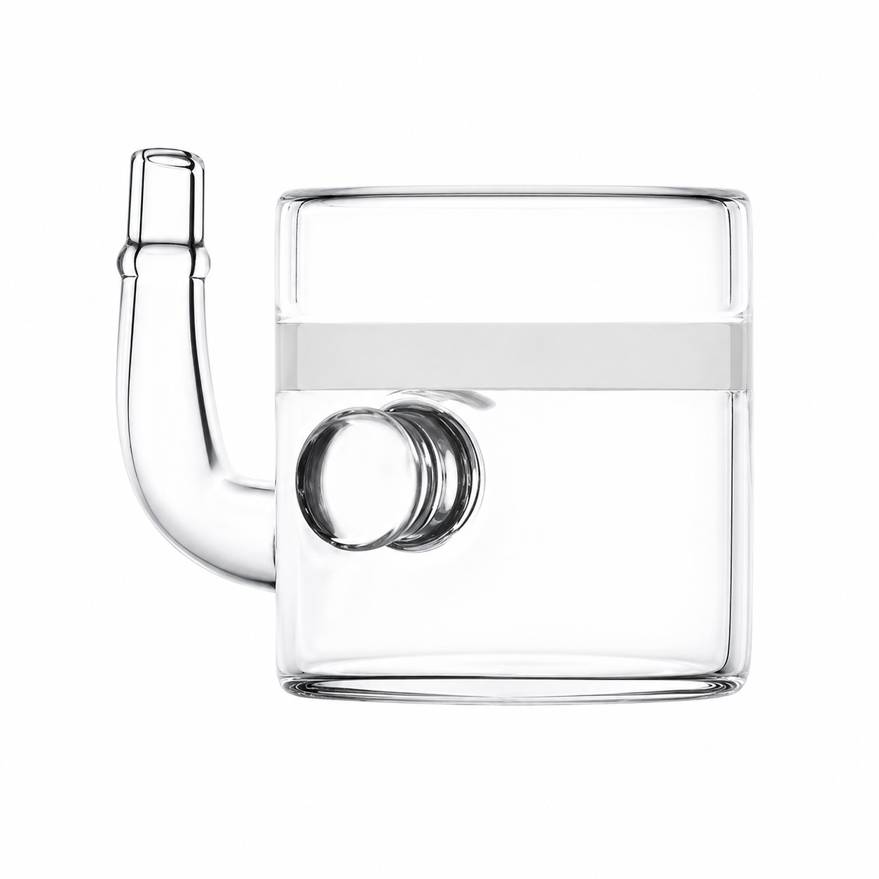 CO₂-Glas-Diffusor M mit 1 Sauger Japan Style für Aquarien von 120-160 L