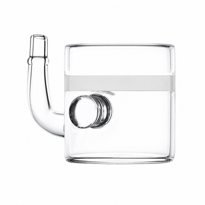CO₂-Glas-Diffusor M mit 1 Sauger Japan Style für Aquarien von 120-160 L