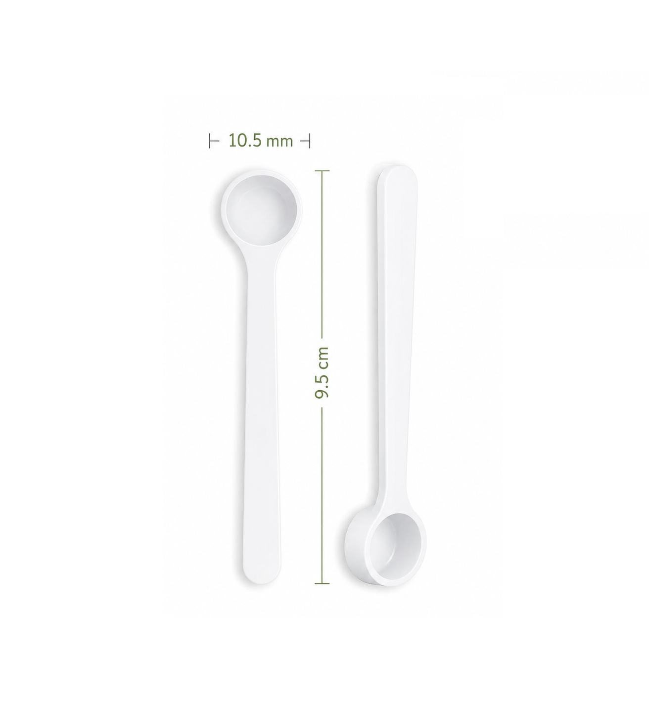 Mini Dosierlöffel 1,2 ml / 0,5 g für Aquaristik, Garnelenfutter und Mineralien