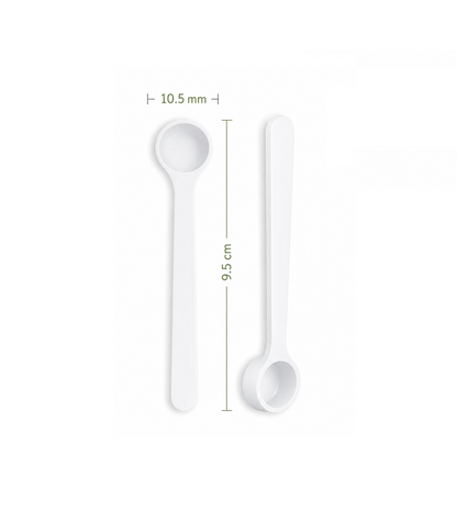 Mini Dosierlöffel 1,2 ml / 0,5 g für Aquaristik, Garnelenfutter und Mineralien