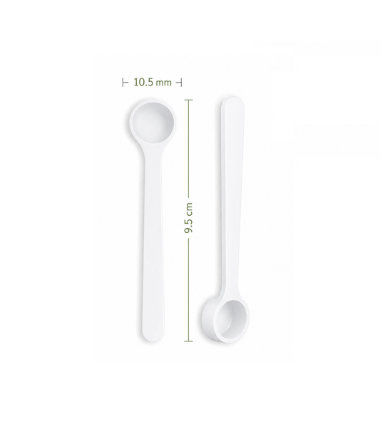Mini Dosierlöffel 1,2 ml / 0,5 g für Aquaristik, Garnelenfutter und Mineralien