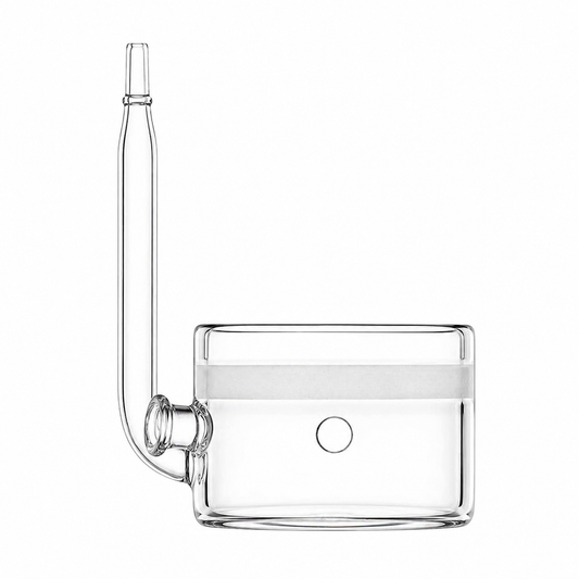 CO₂-Glas-Diffusor XL mit 2 Sauger - für Aquarien bis 450 L