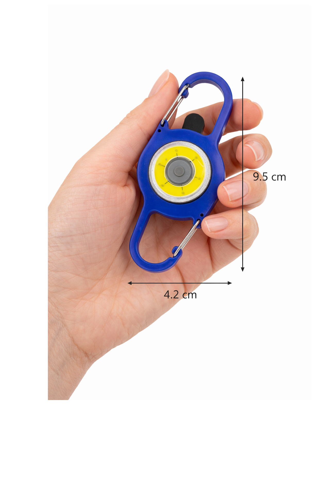 LED-Schlüsselanhänger mit 3 Lichtmodi – kompakt & vielseitig