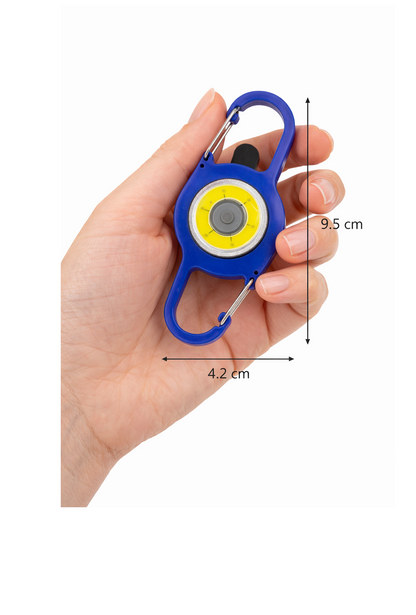 LED-Schlüsselanhänger mit 3 Lichtmodi – kompakt & vielseitig