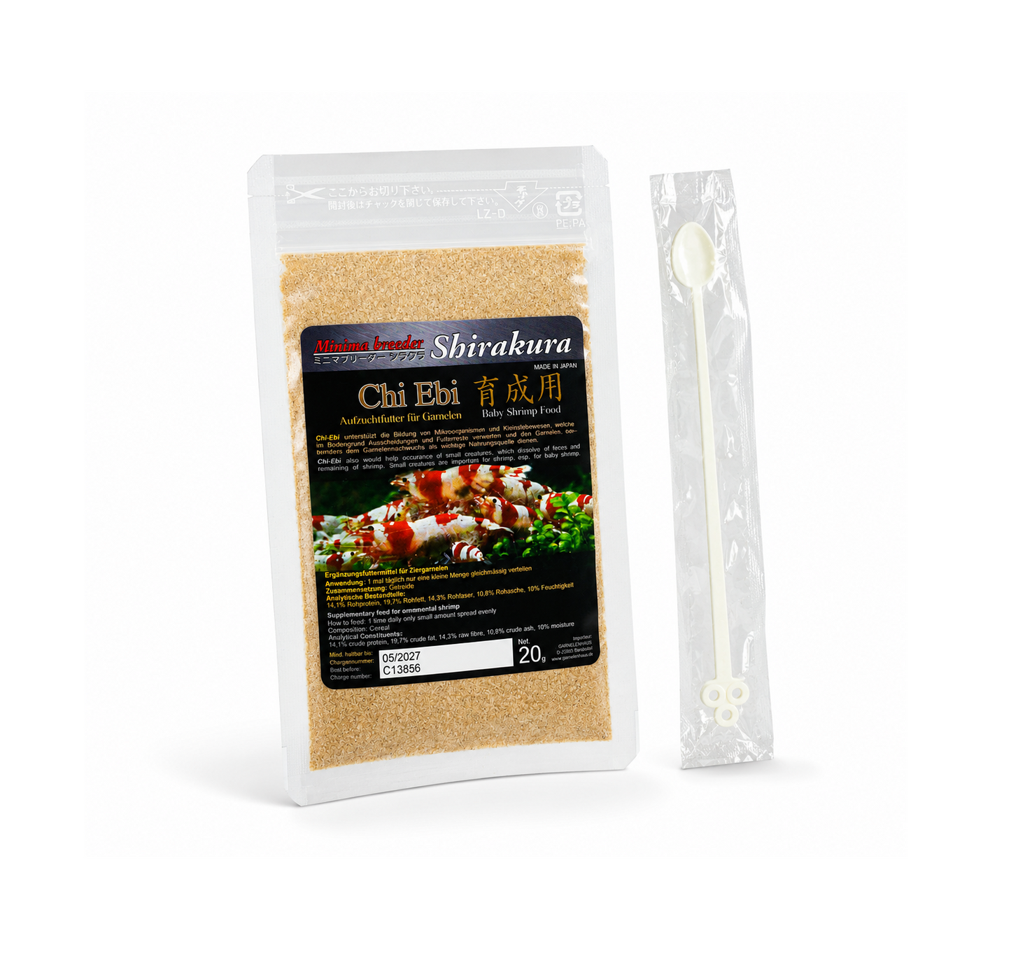 Shirakura Chi Ebi Aufzuchtfutter für Babygarnelen 20 g