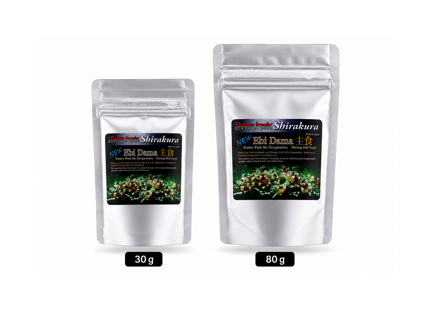 Shirakura Ebi Dama – Premium Hauptfutter für Garnelen & Krebse