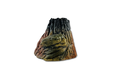 Aquarium Vulkan Größe S – Naturgetreue Deko mit Höhlenfunktion